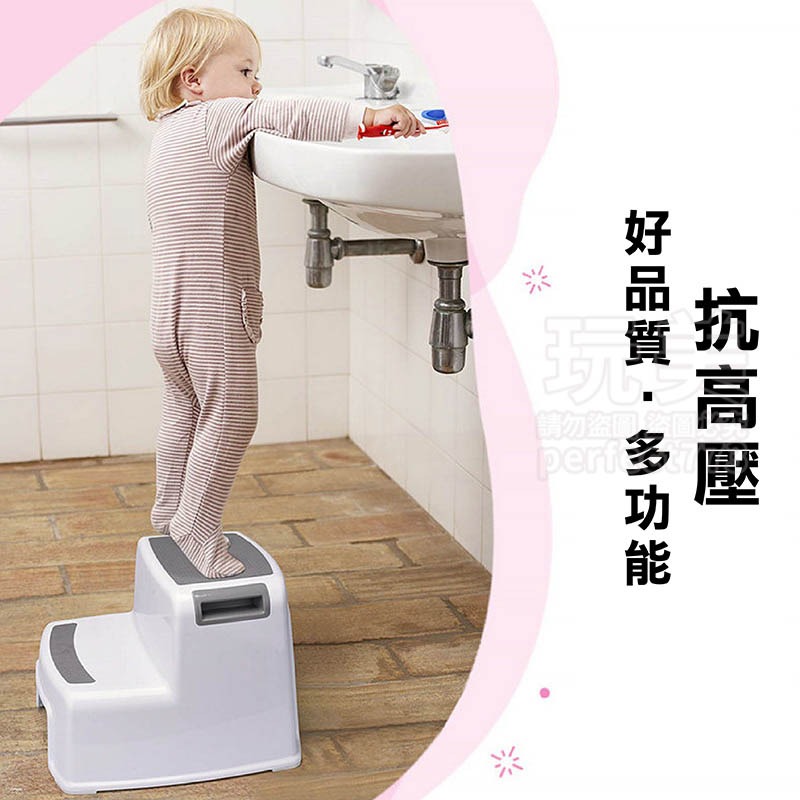 兒童階梯凳 階梯椅 腳踏凳 階梯凳 洗手凳 踩腳凳 洗手椅 兒童踩腳凳 墊高椅 梯子椅 兒童階梯 玩美 771229-細節圖4