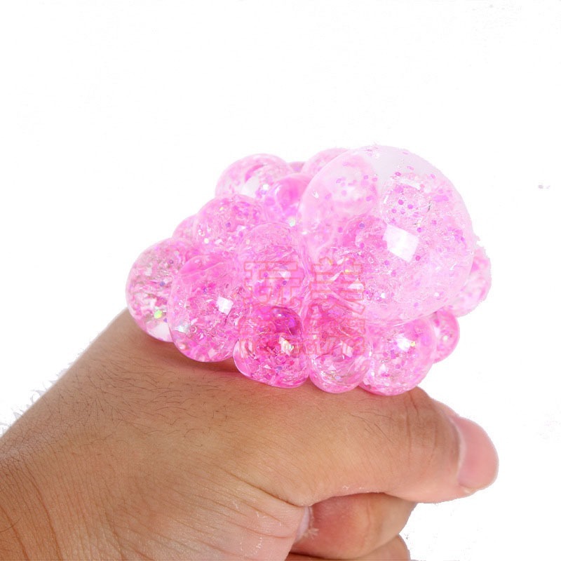 葡萄捏捏樂 捏捏樂 水晶寶寶 兒童玩具 捏捏球 解壓玩具 紓壓捏捏樂 葡萄球 舒壓捏捏球 擠壓球 玩美 771286-細節圖8