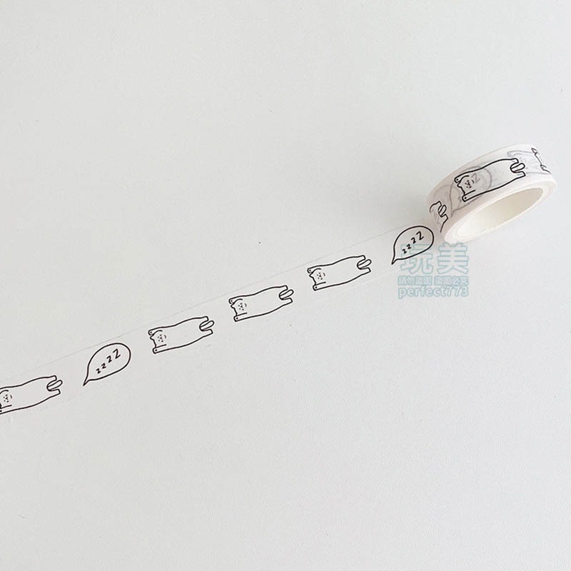 3》懶懶貓》貓款紙膠帶