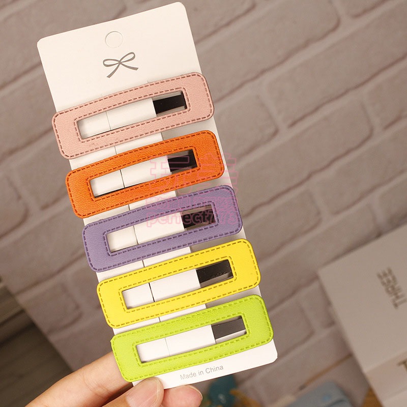 髮夾 髮飾 鴨嘴夾 瀏海髮夾 鴨嘴夾髮夾 劉海髮夾 韓版髮夾 霧面髮夾 造型髮夾 bb夾 皮革髮夾 玩美 771524-細節圖6