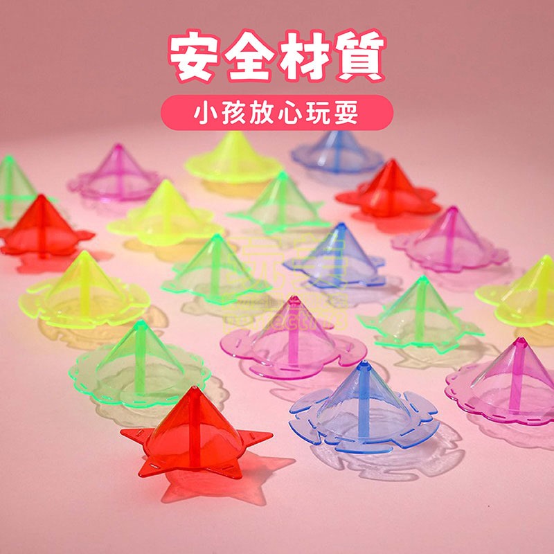陀螺 小陀螺 旋轉陀螺 迷你陀螺 透明陀螺 陀螺玩具 兒童玩具 小玩具 手轉陀螺 塑膠陀螺 懷舊玩具 玩美 771564-細節圖7