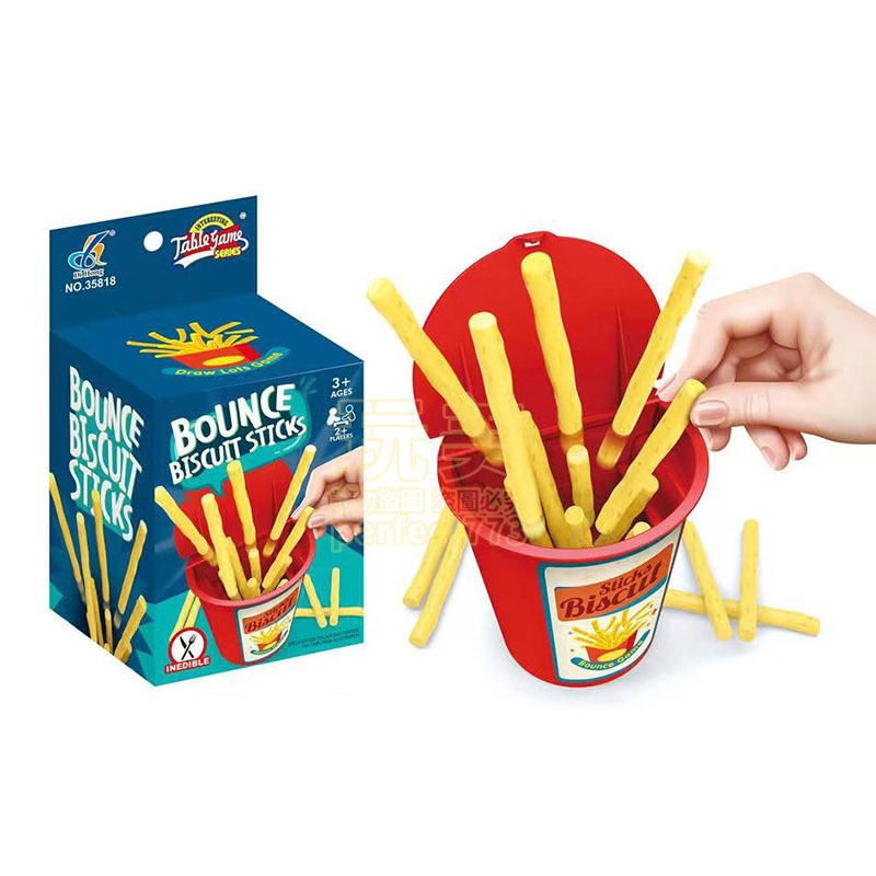 爆炸餅乾棒 桌遊 彈跳餅乾棒 彈跳桌遊 桌遊多人 彈跳薯條 抽抽樂 派對遊戲 互動遊戲 親子遊戲 玩美 771589-細節圖4