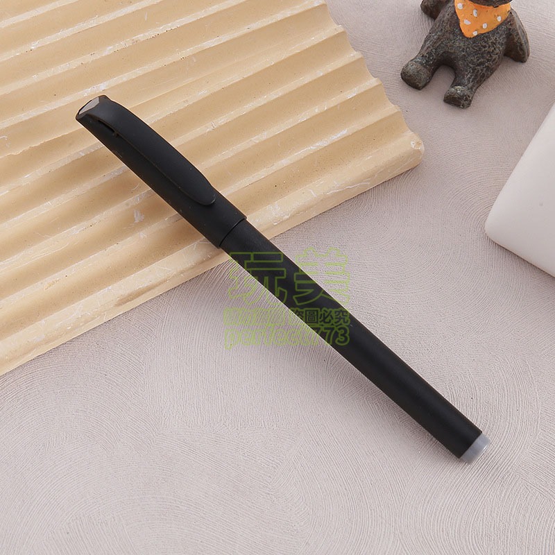 黑色原子筆 黑筆 中性筆 原子筆 辦公文具 黑色筆 磨砂筆 0.5mm 文具 考試筆 上課寫字 玩美 771600-細節圖4