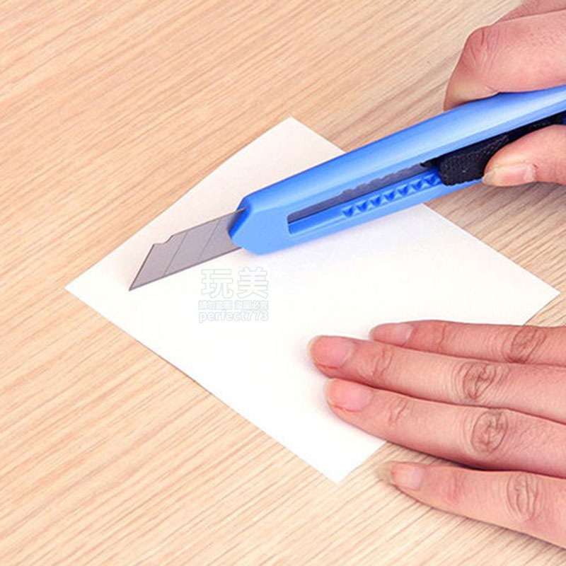 美工刀 刀片 拆信刀 美工刀片 開箱刀 小美工刀 造型美工刀 小型美工刀 透明美工刀 拆貨刀 玩美 771413-細節圖4