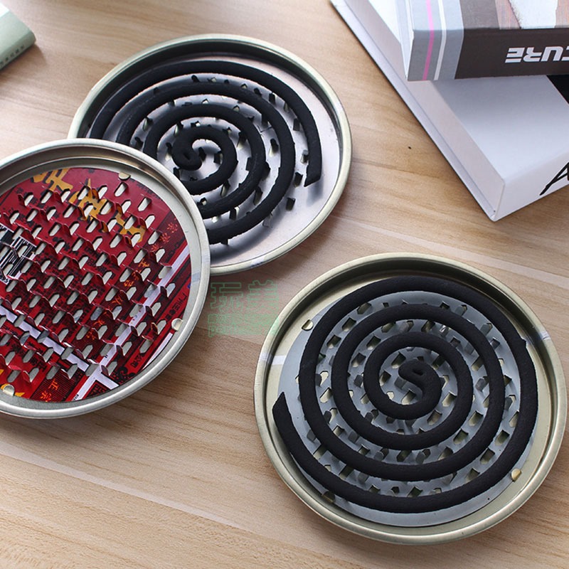 蚊香盒 蚊香盤 蚊香置物架 造型蚊香盒 可提可掛 蚊香托盤 帶蓋蚊香盒 金屬蚊香盤 金屬蚊香盒 蚊香 玩美 771492-細節圖8