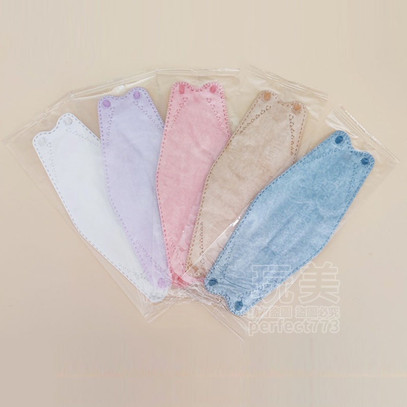 涼感口罩 口罩 日系冷感口罩 4D口罩 立體口罩 小臉口罩 莫蘭迪色 不脫妝口罩 魚型口罩 獨立包裝 玩美 771493-細節圖7