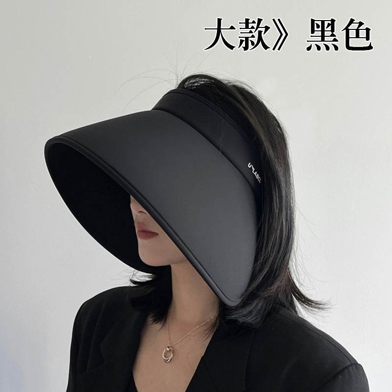 防曬遮陽帽 遮陽帽 防曬帽 遮臉帽 空頂遮陽帽 空頂帽 遮陽帽女 戶外遮陽帽 登山帽 女帽 大檐帽 玩美 771495-規格圖8