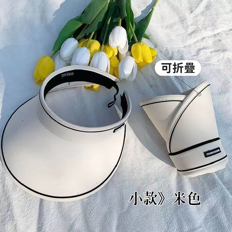 防曬遮陽帽 遮陽帽 防曬帽 遮臉帽 空頂遮陽帽 空頂帽 遮陽帽女 戶外遮陽帽 登山帽 女帽 大檐帽 玩美 771495-規格圖8