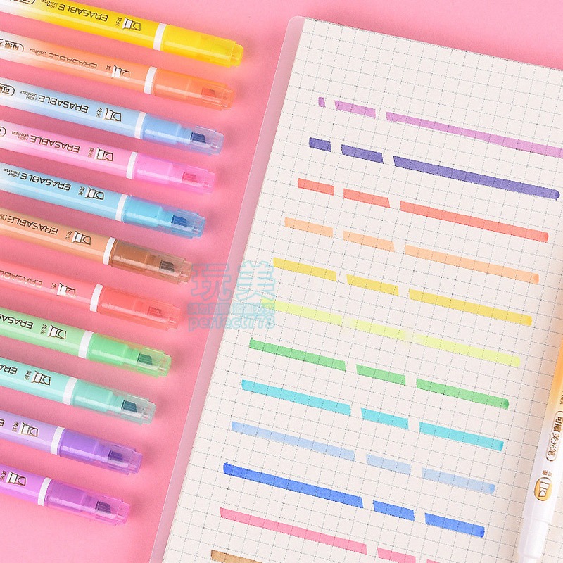 擦擦筆 螢光擦擦筆 可擦筆 可擦螢光筆 擦擦螢光筆 螢光魔擦筆 魔擦螢光筆 重點筆 螢光筆 手帳筆 玩美 771337-細節圖6