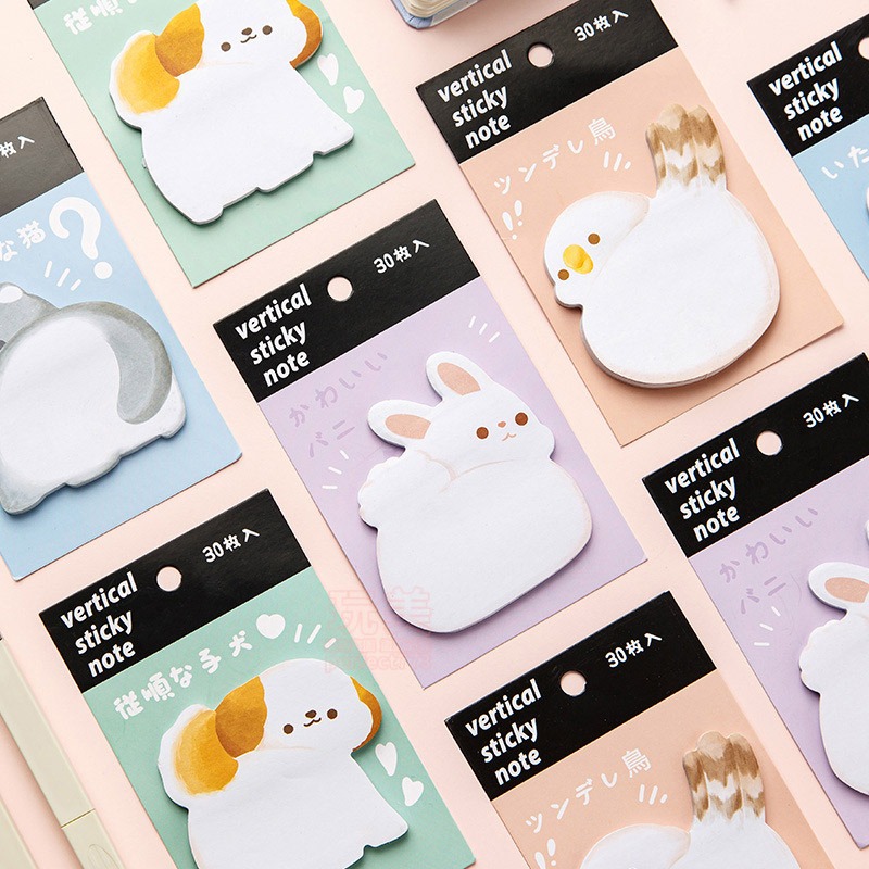 便利貼 N次貼 動物便利貼 屁股便利貼 可愛便利貼 造型便利貼 造型便條紙 貓咪便利貼 可愛 玩美 771389-細節圖9