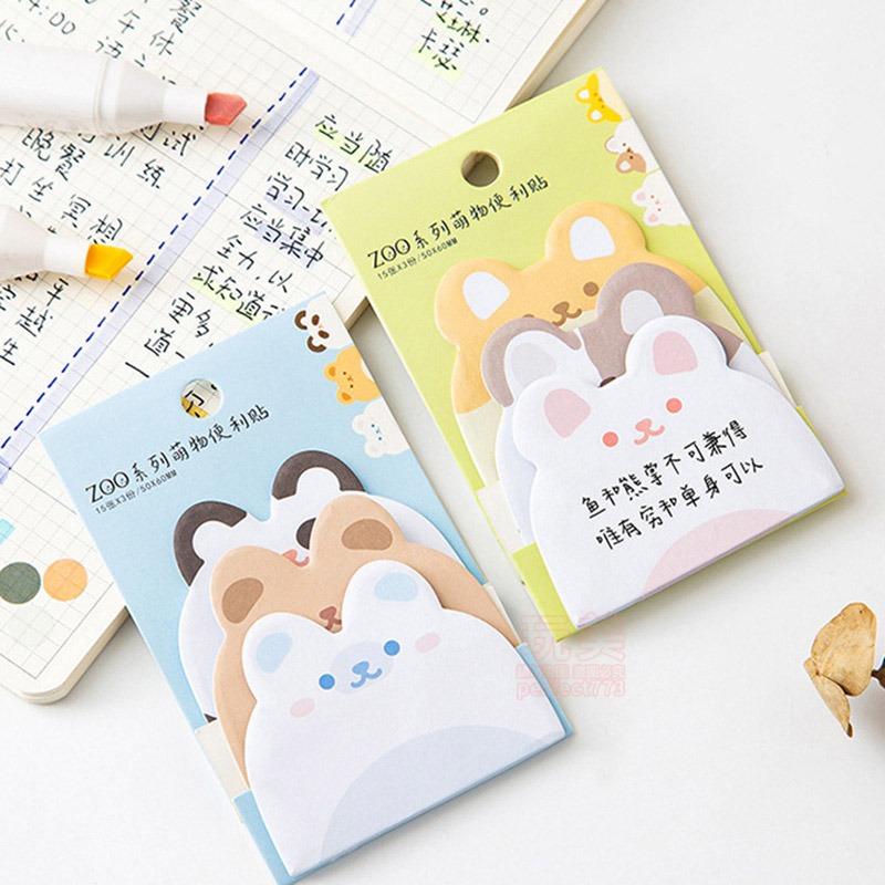 動物便利貼 大頭便利貼 可愛便利貼 便利貼 n次貼 造型便利貼 便利貼可愛 可愛索引貼 動物貼文具 玩美 771390-細節圖6