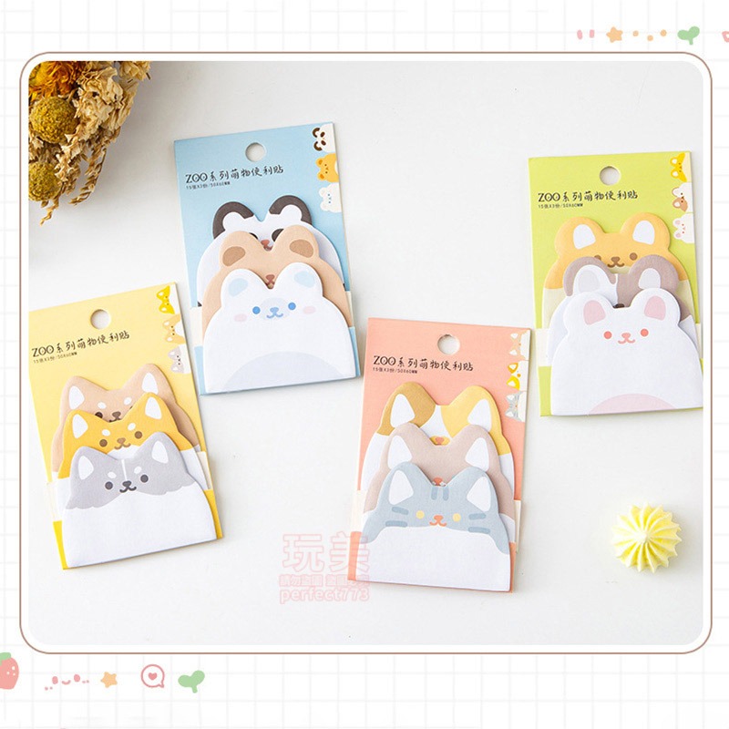 動物便利貼 大頭便利貼 可愛便利貼 便利貼 n次貼 造型便利貼 便利貼可愛 可愛索引貼 動物貼文具 玩美 771390-細節圖9