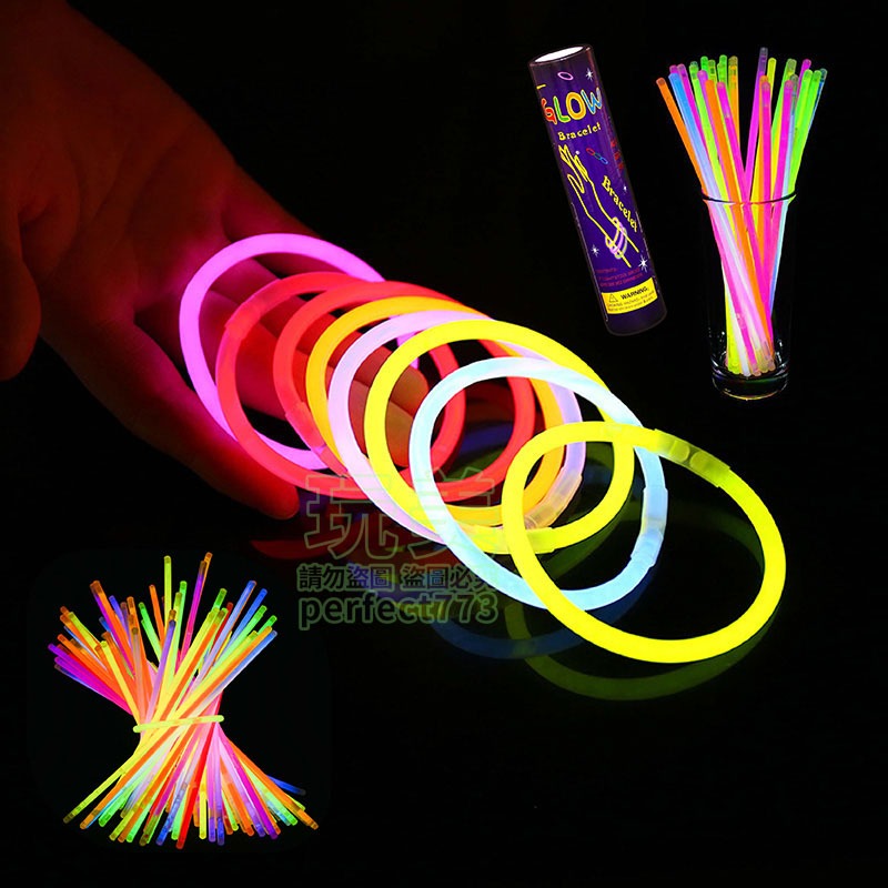 螢光棒 發光棒 慶生 派對 演唱會 螢光手環 派對用品 彩色螢光棒 派對用品 夜店用品 一桶50支 玩美 771111-細節圖9