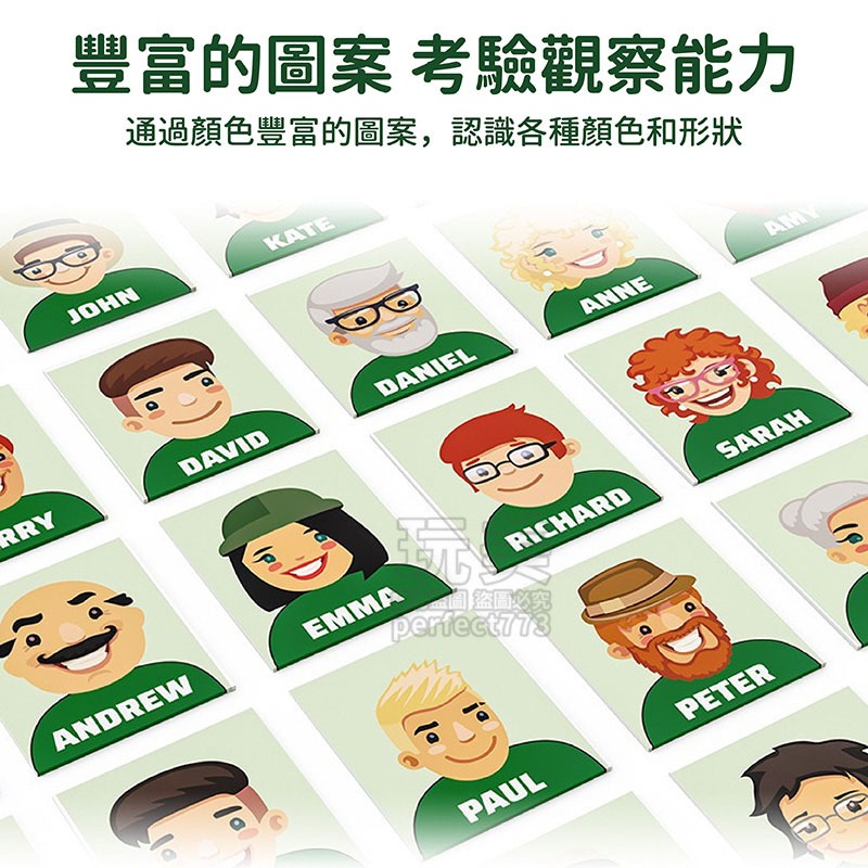 猜猜我是誰 猜人物 益智遊戲 桌遊益智 派對遊戲 兒童玩具 邏輯推理 親子遊戲 雙人桌遊 桌面遊戲 玩美 771158-細節圖8