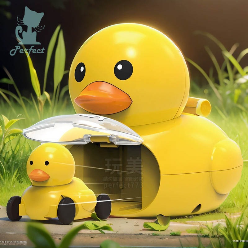 彈射車 鴨子小車 慣性車 黃色小鴨 按壓車 子母車 玩具小車 按壓彈射 兒童玩具 慣性彈射車 玩美 771624-細節圖7