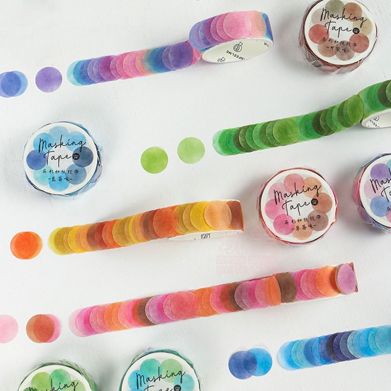 圓點貼 小貼紙 手帳貼紙 裝飾 手帳膠帶 圓形貼紙 點點貼 裝飾貼紙 圓點貼紙 點點貼紙 圓貼紙 玩美 771097-細節圖5