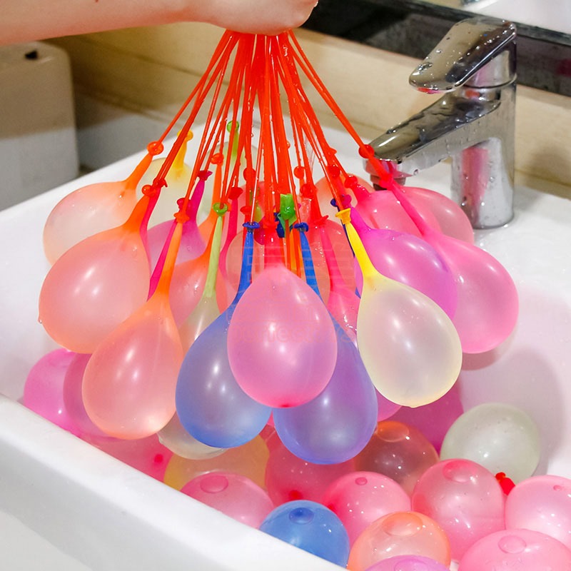 水球神器 快速水球 免綁水球 魔術水球 自動水球 打水戰 水球玩具 戶玩遊戲 戲水玩具 1入裝 3入裝 玩美 77937-細節圖7