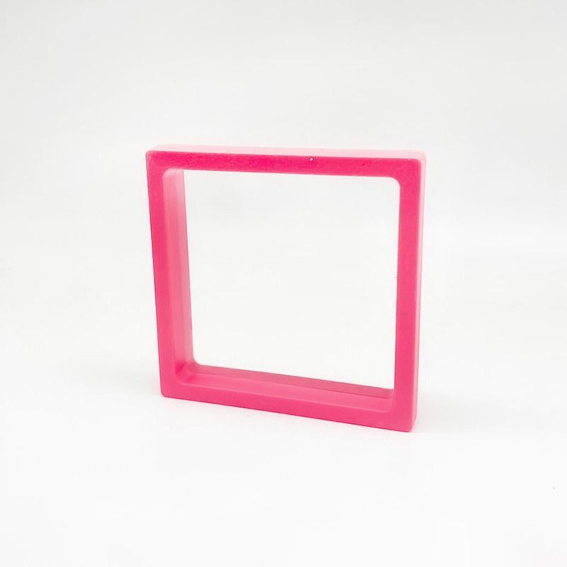 9x9梅紅色《飾品薄膜盒