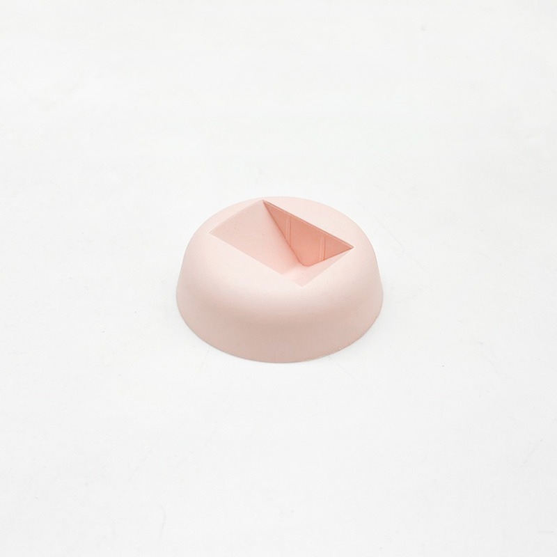 淡粉色》圓形底座《飾品薄膜盒