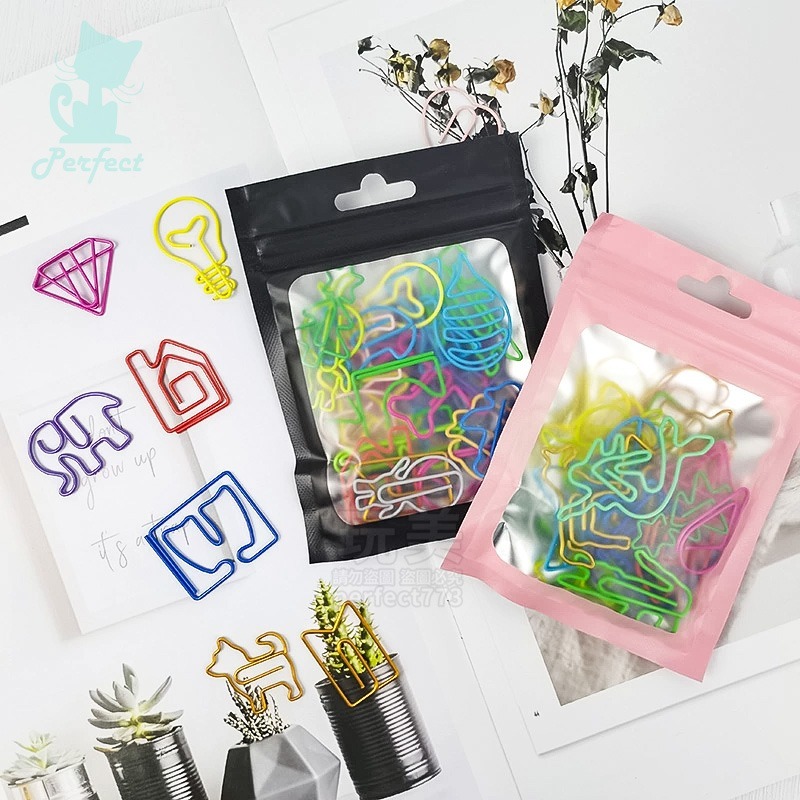 迴紋針 書夾 造型迴紋針 可愛迴紋針 彩色迴紋針 夾子文具 文具夾 書籤夾 大迴紋針 迴紋夾 造型書籤 玩美 77507-細節圖6