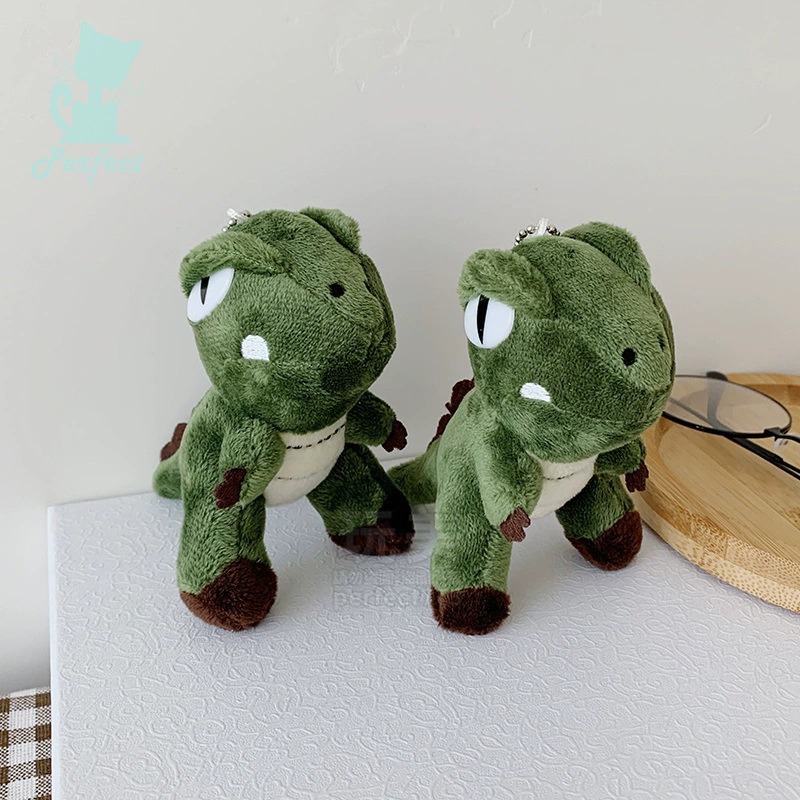 恐龍吊飾 娃娃吊飾 恐龍娃娃 背包吊飾 絨毛吊飾 鑰匙圈吊飾 公仔吊飾 可愛鑰匙圈 造型鑰匙圈 玩美 77523-細節圖6