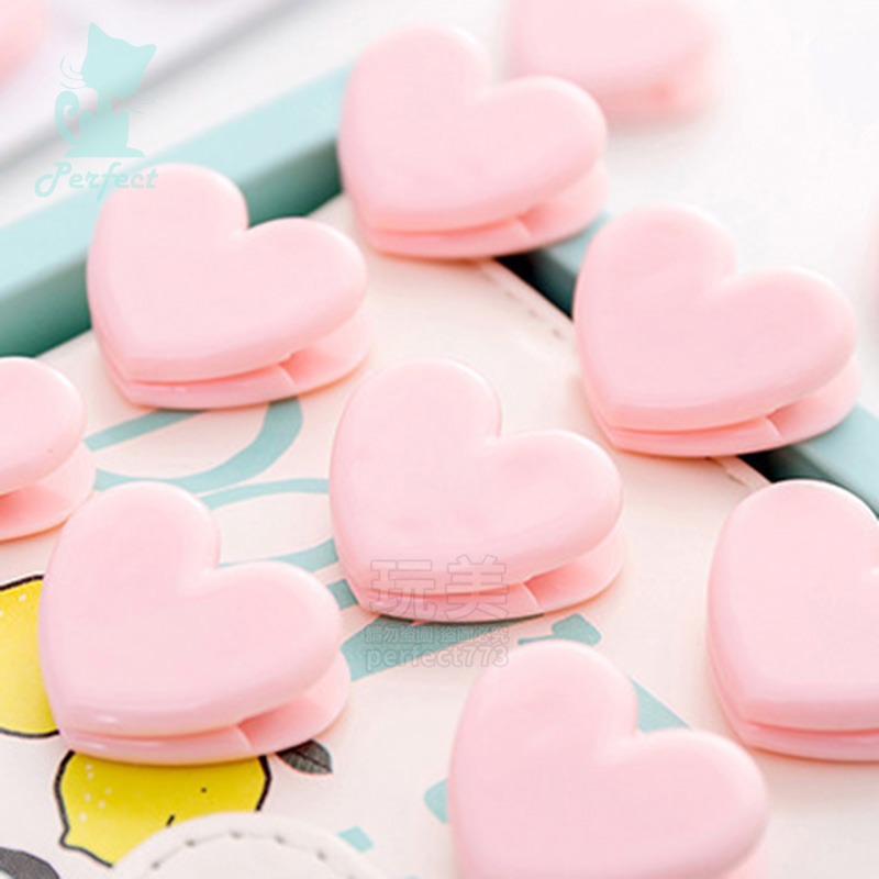 愛心夾子 相片夾 可愛夾子 小夾子 造型夾子 愛心塑膠夾 可愛文具夾 卡片夾子 文具夾子 照片夾 玩美 77549-細節圖6