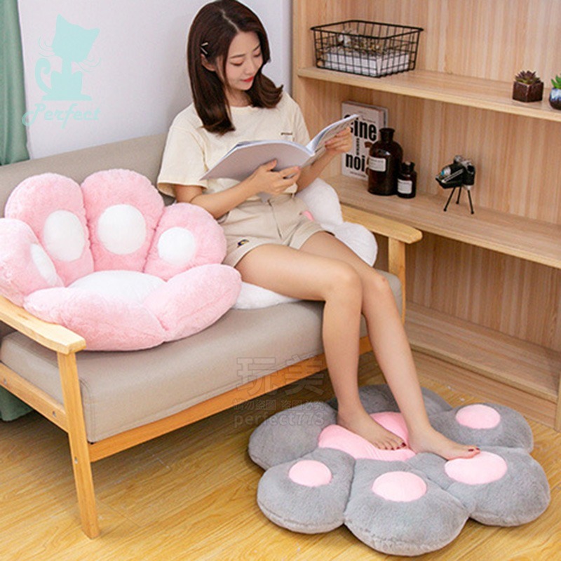 貓掌坐墊 貓爪坐墊 可愛坐墊 可愛椅墊 和室椅 貓咪坐墊 地板坐墊 電腦椅坐墊 屁墊 玩美 77569-細節圖5