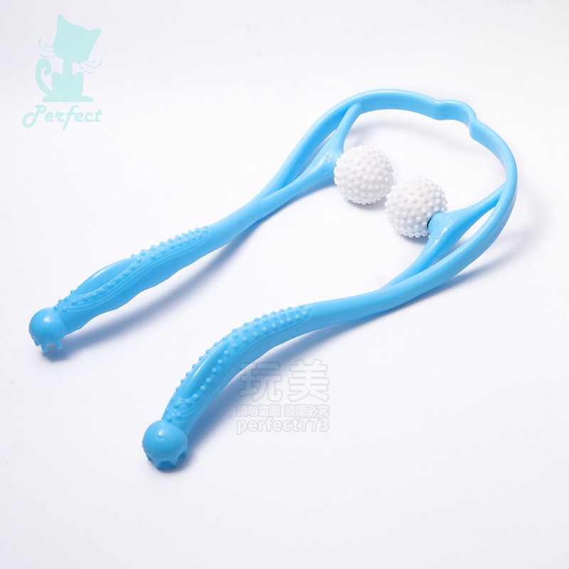 按摩球 肩頸按摩 頸部按摩 脖子按摩 按摩神器 不求人按摩 手動按摩 穴道按壓 深層按摩 舒緩 放鬆 玩美 77571-細節圖9