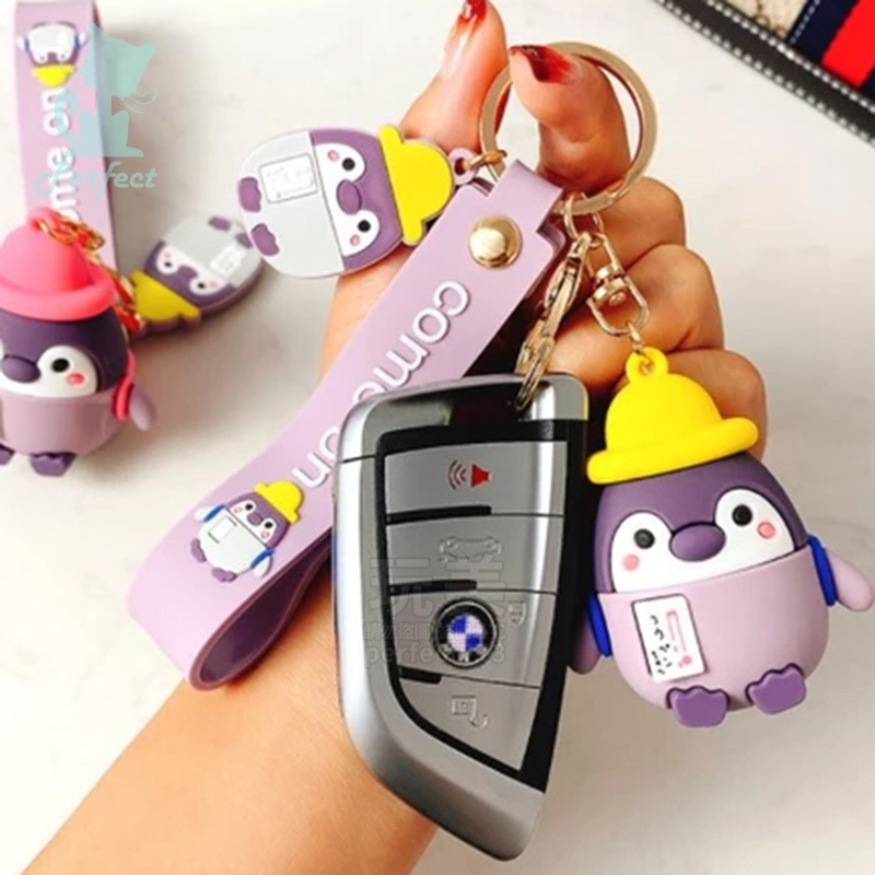 企鵝吊飾 可愛鑰匙圈 動物吊飾 娃娃吊飾 造型鑰匙圈 創意吊飾 包包吊飾 閨蜜掛件 特色鑰匙圈 玩美 77576-細節圖5