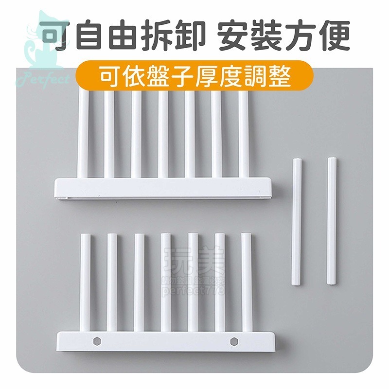 碗盤瀝水架 盤子收納架 碗盤整理 瀝水收納 晾乾架 滴水架 簡易型 組裝快速 不占空間 廚房用品 玩美 77645-細節圖4