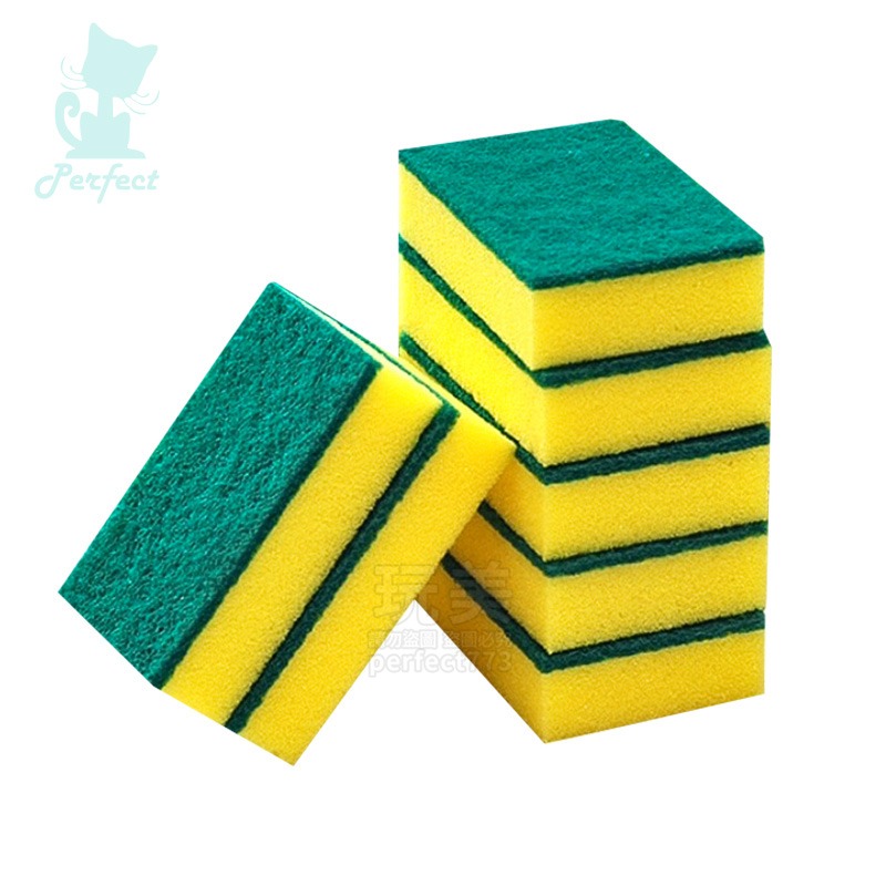 菜瓜布 廚房百潔布 刷碗布 洗碗 洗鍋 洗碗刷 洗碗海綿擦 兩用刷 海綿菜瓜布 洗碗海綿 海綿菜瓜布 玩美 77655-細節圖8