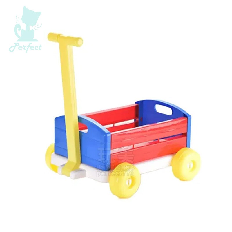 兒童推拉車 玩具收納車 收納推車 手拉車 購物玩具車 家家酒玩具 兒童玩具 玩美 77663-細節圖7