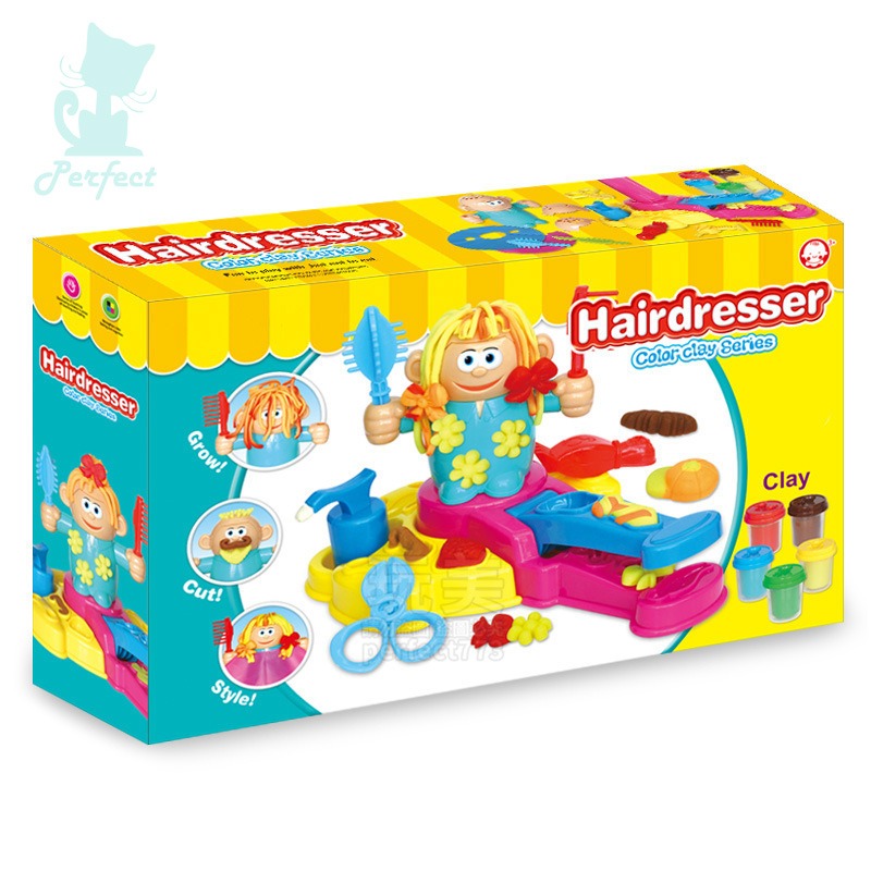 彩泥套裝玩具 兒童理髮師 黏土理髮師 剪頭髮玩具 造型黏土 彩色黏土 主題黏土 家家酒玩具 兒童玩具 玩美 77689-細節圖8