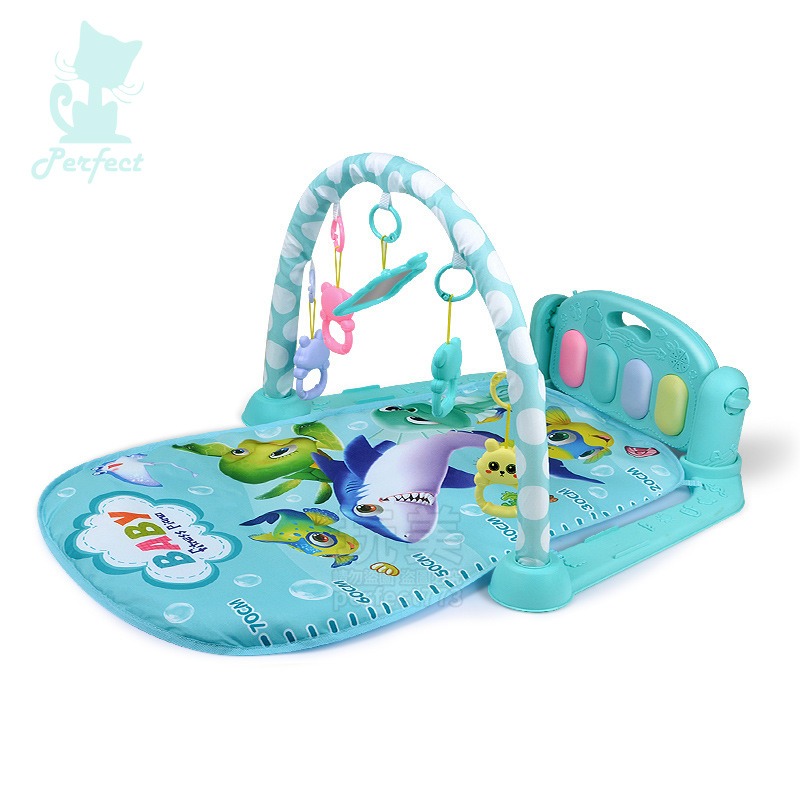 健力架 踢踢琴 腳踏琴 音樂鈴 多功能 床上玩具 嬰兒玩具 幼兒玩具 一歲玩具 周歲禮物 滿月禮 玩美 77691-規格圖8