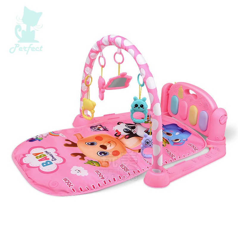 健力架 踢踢琴 腳踏琴 音樂鈴 多功能 床上玩具 嬰兒玩具 幼兒玩具 一歲玩具 周歲禮物 滿月禮 玩美 77691-規格圖8