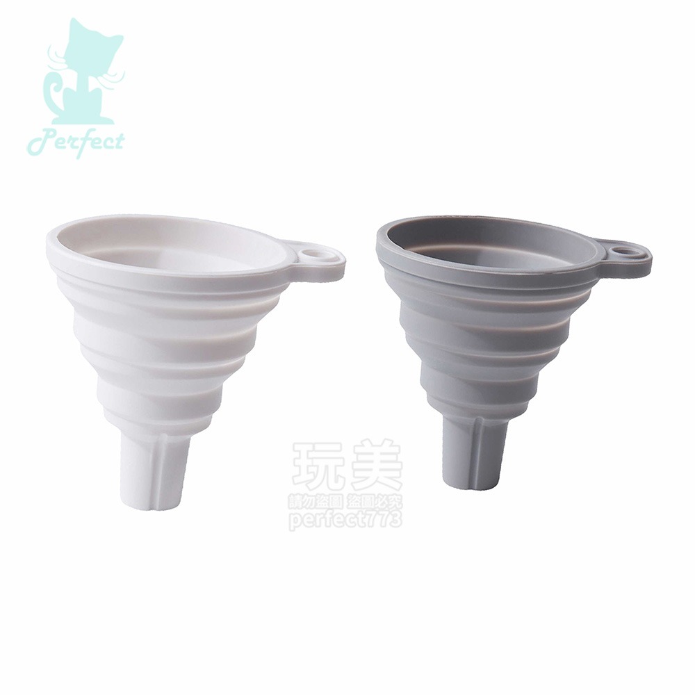 折疊漏斗 矽膠漏斗 廚房漏斗 摺疊漏斗 分裝漏斗 調味料分裝 迷你漏斗 伸縮漏斗 醬油分裝 廚房用品 玩美 77715-細節圖7