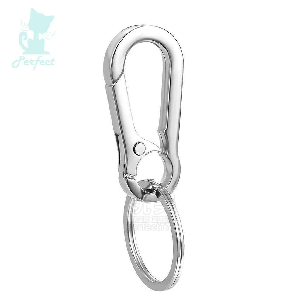 防丟鑰匙圈 鑰匙扣 鑰匙圈 萬用扣 汽車鑰匙圈 機車鑰匙圈 吊飾 龍蝦扣 鑰匙環 防丟按壓C型鑰匙圈 玩美 771015-細節圖9