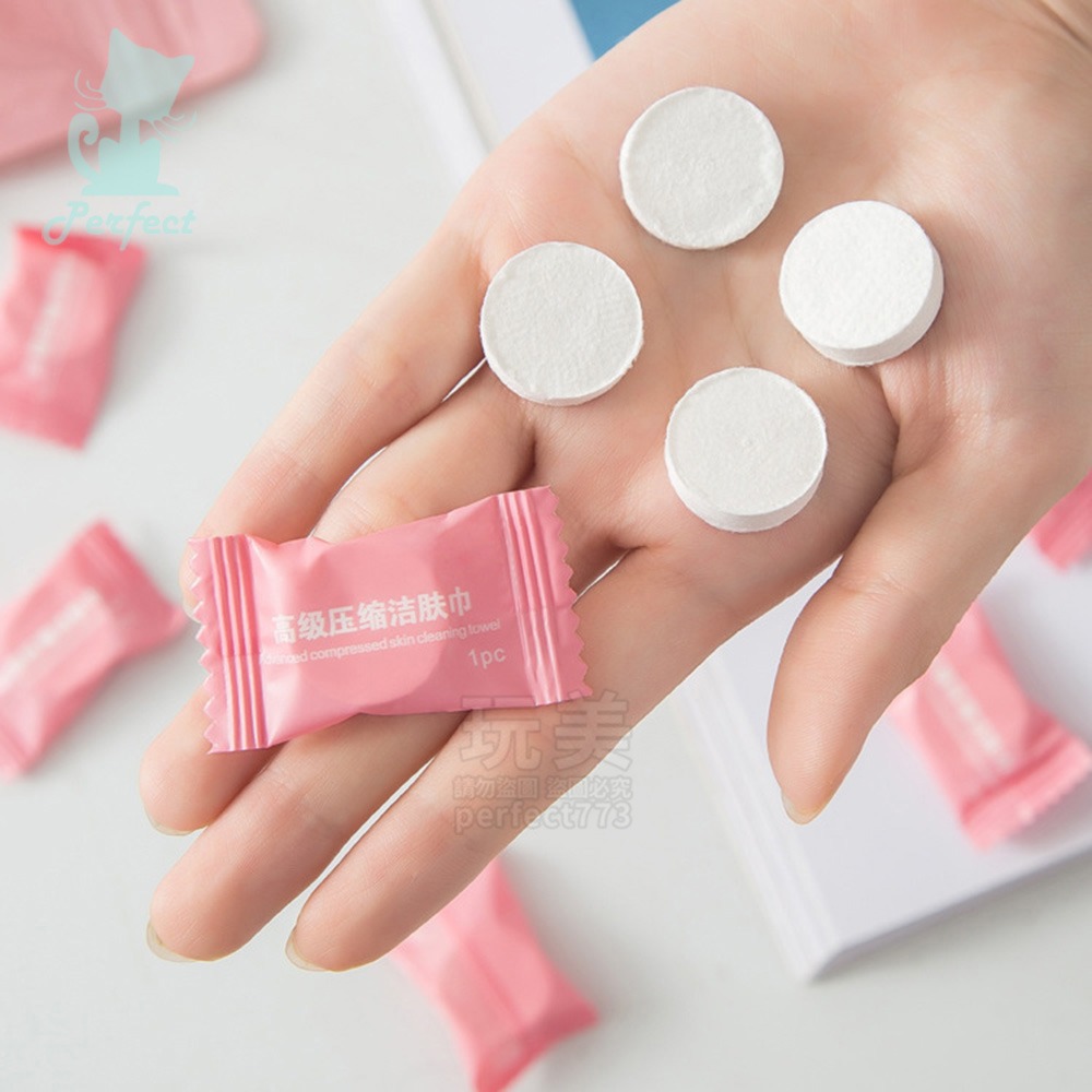 壓縮毛巾 壓縮洗臉巾 拋棄式毛巾 一次性毛巾 免洗毛巾 糖果毛巾 隨身洗臉巾 旅行毛巾 旅行用品 玩美 77814-細節圖8