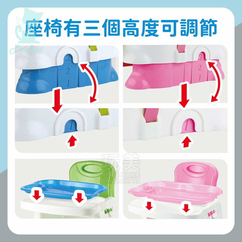 兒童餐椅 寶寶餐椅 餐椅 幫寶椅 嬰兒餐椅 攜帶式餐椅 寶寶椅 兒童椅 餐桌椅 學坐椅 商檢合格 玩美 77854-細節圖5