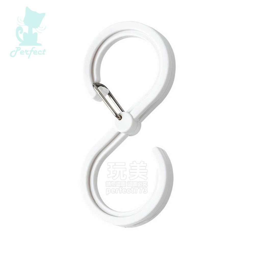 扣環掛鉤 防風掛鉤 防掉掛鉤 s掛鉤 塑膠掛鉤 卡扣掛鉤 收納掛鉤 橫桿掛鉤 浴室掛鉤 掛帽子 掛襪子 玩美 77864-細節圖9