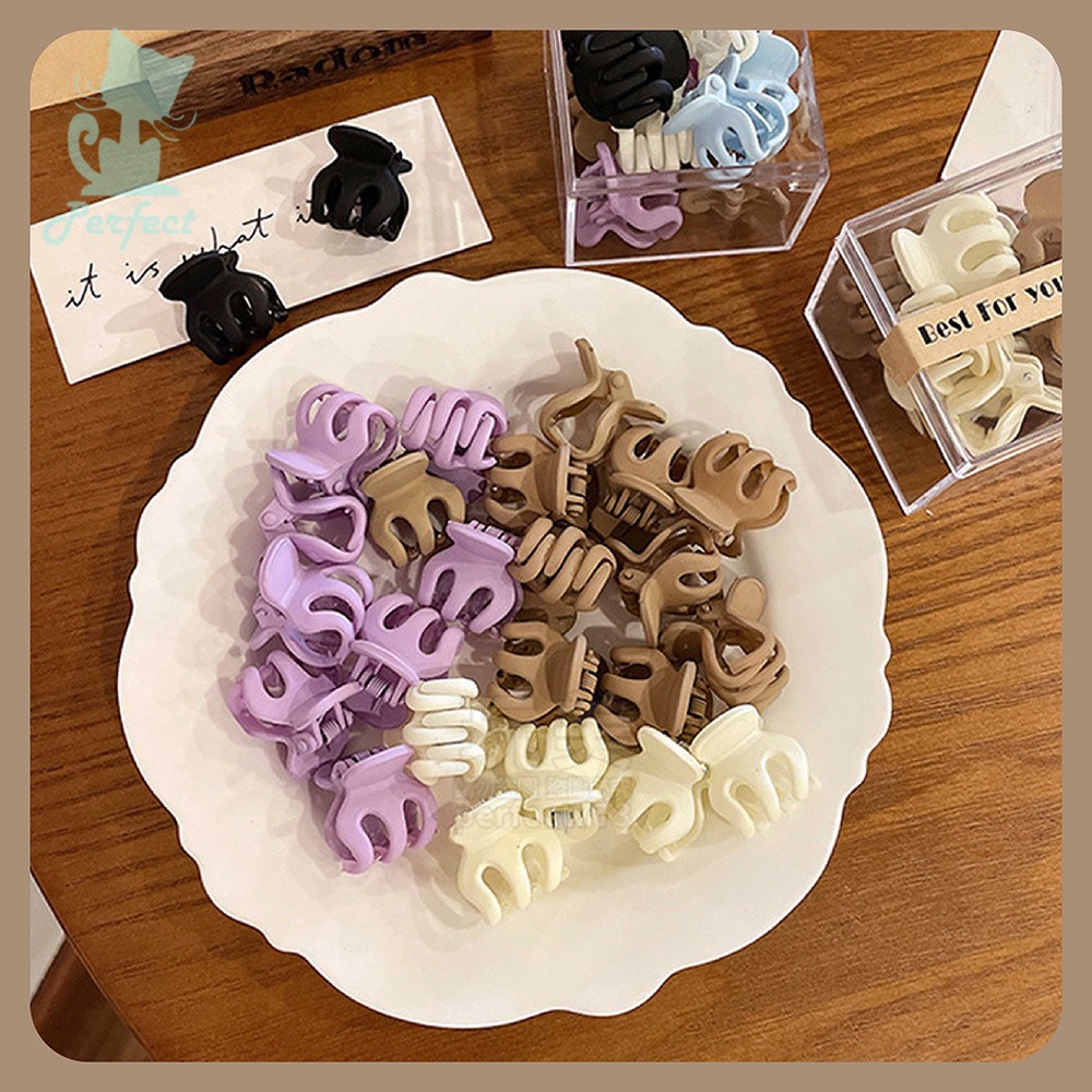 迷你鯊魚夾 迷你小抓夾 瀏海小抓夾 小髮夾 小鯊魚夾 頭頂夾 南瓜夾 碎髮夾 馬尾夾 香蕉夾 丸子夾 玩美 77887-細節圖3