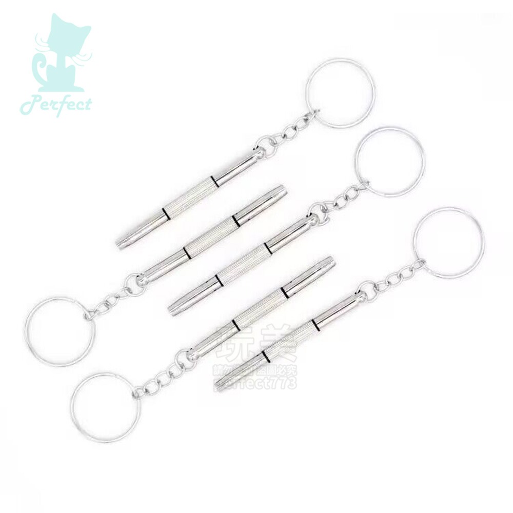 眼鏡螺絲起子 隨身螺絲刀 三合一螺絲刀 鑰匙圈螺絲刀 一字 十字 內六角 時鐘 手錶 眼鏡維修 玩美 771710-細節圖7