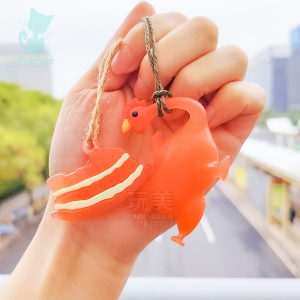 變色吊飾 紫外線鴨 車內裝飾 遇陽光變色 全系列 烤鴨 烤雞 烤龍蝦 烤豬 烤五花肉 烤魚 烤魷魚 玩美 771743-細節圖7