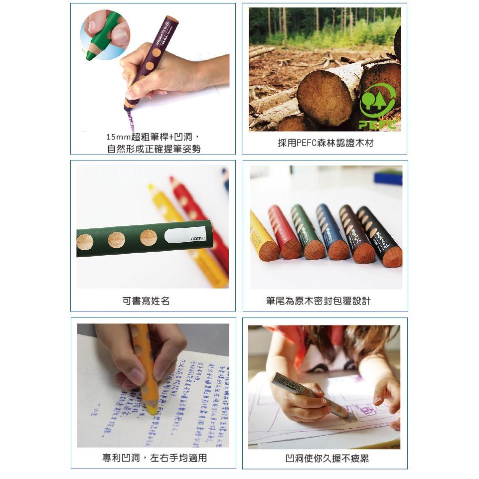 【德國LYRA】GROOVE(3合1)胖胖三角洞洞筆(6色)  產地：德國-細節圖4