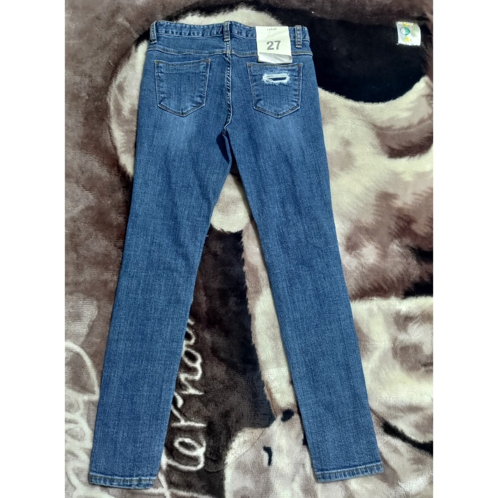 全新 Labor 顯瘦 牛仔褲 彈性 27腰 700-細節圖2