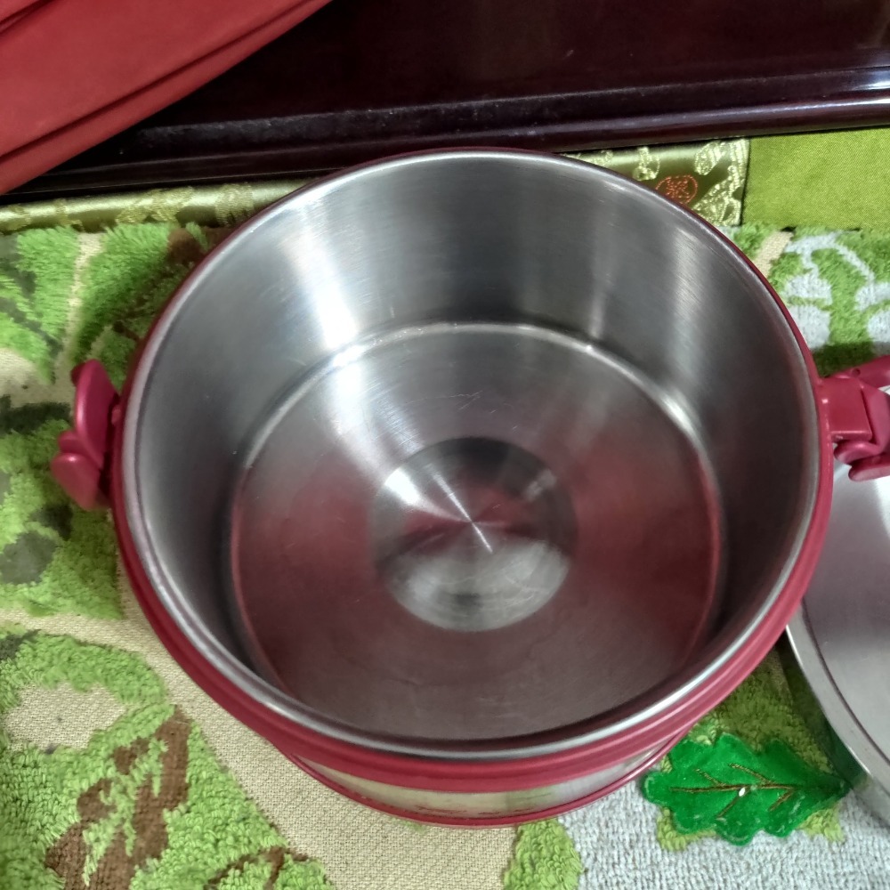 三光牌 0.95L 真空保溫便當盒 紅色 300-細節圖3