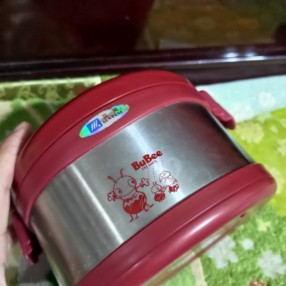 三光牌 0.95L 真空保溫便當盒 紅色 300-細節圖7
