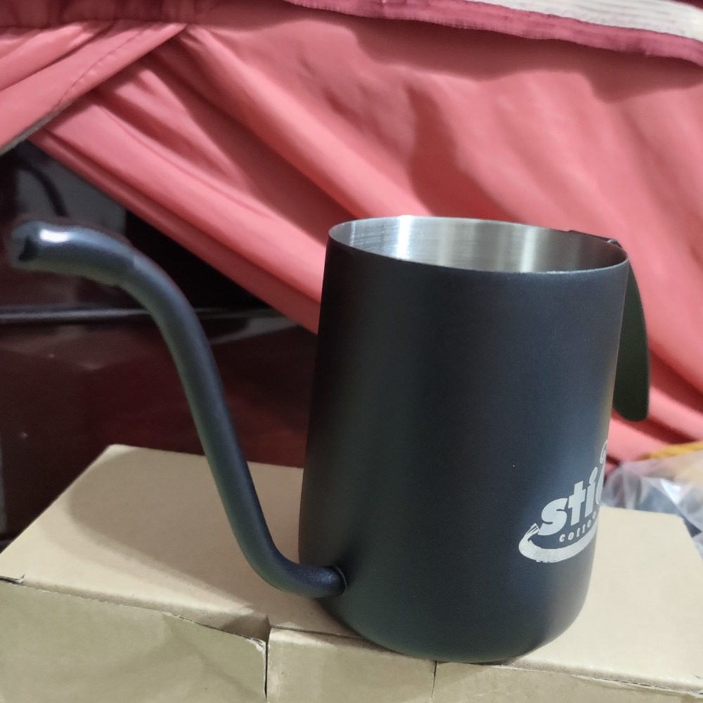 全新 Still 咖啡鵝頸 細口 手沖壺 304不鏽鋼 350ml 400 泡茶 水果茶-細節圖3