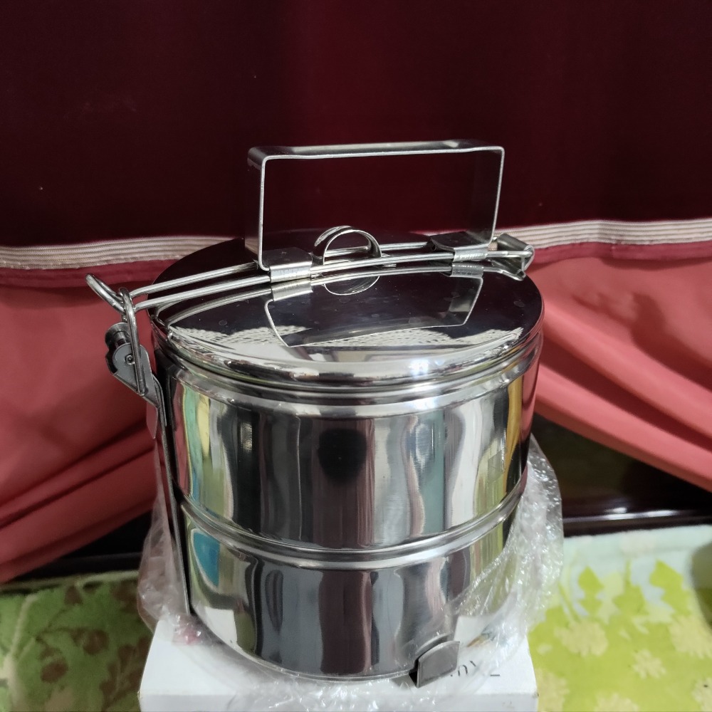 紅馬牌 多層飯盒 14cm×2 500 全新-細節圖2