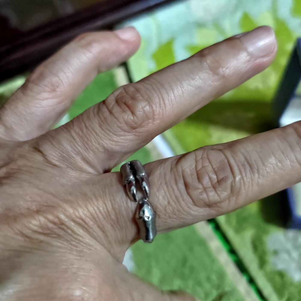 戒子 8號 綠色一個200，素面一個80，花性100-細節圖3